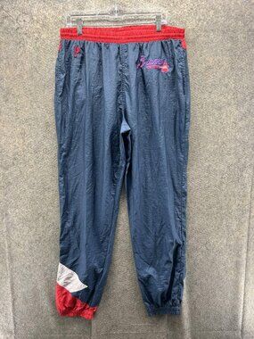 Vintage Atlanta Braves Pants Mens Large Blue MLB Baseball Pro Layer Warm Up 90s